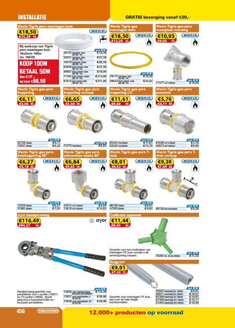 Henco Tools - Persgereedschap / Persbekken (universeel) BE/TH-Profiel Henco Tools - Persgereedschap / Persbekken (universeel) BE/TH-Profiel