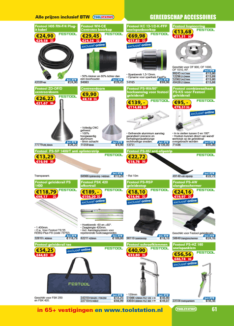 Paraschegge Festool FS-SP 1400/T | Nobili Ferramenta