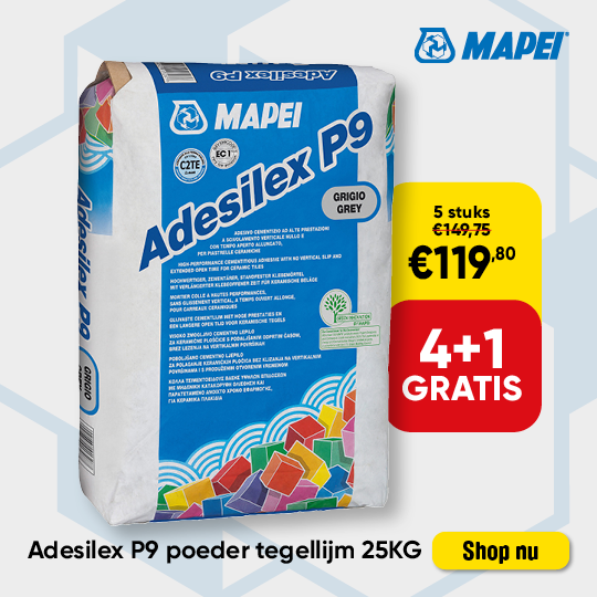 Dealsblock | Mapei egalisatiemiddel 4 plus 1 gratis D0821