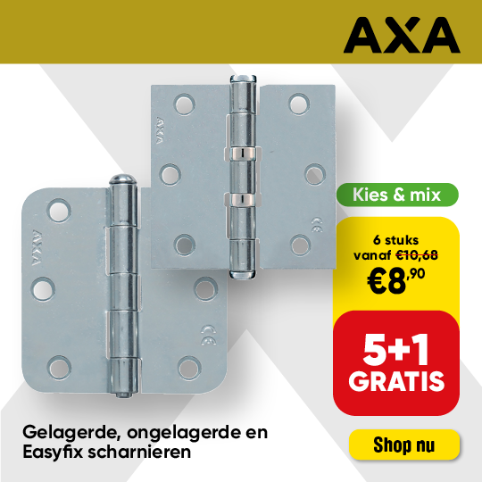 Dealsblock | Axa scharnieren 5 plus 1 gratis D0735