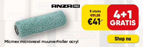 DPT50 | Anza microvezel muurverfroller 4 plus 1 gratis 1-1