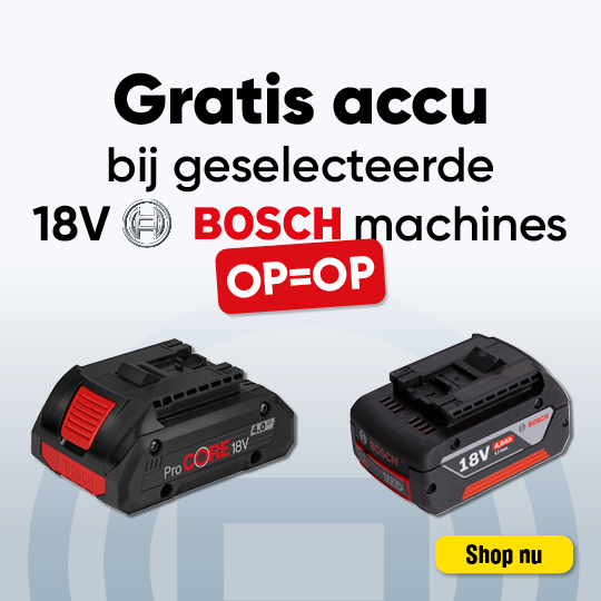 Dealsblock | Bosch gratis accu