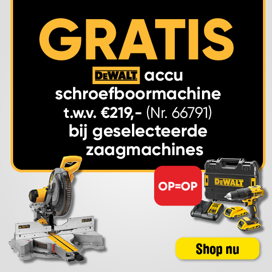 Dealsblock | DeWALT gratis accu  D0784