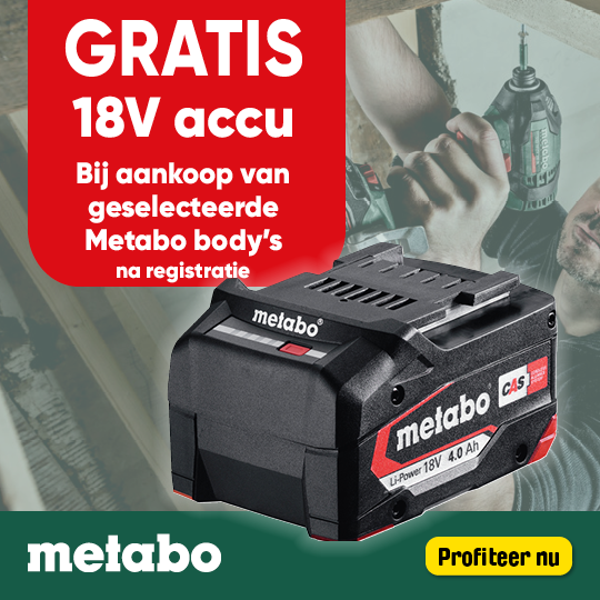 Dealsblock | Metabo gratis accu  D0784