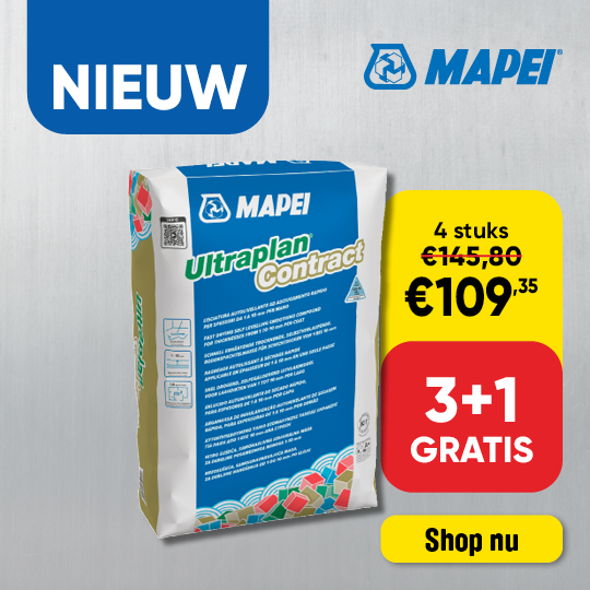 Dealsblock | Mapei egalisatiemiddel 3 plus 1 gratis D0821