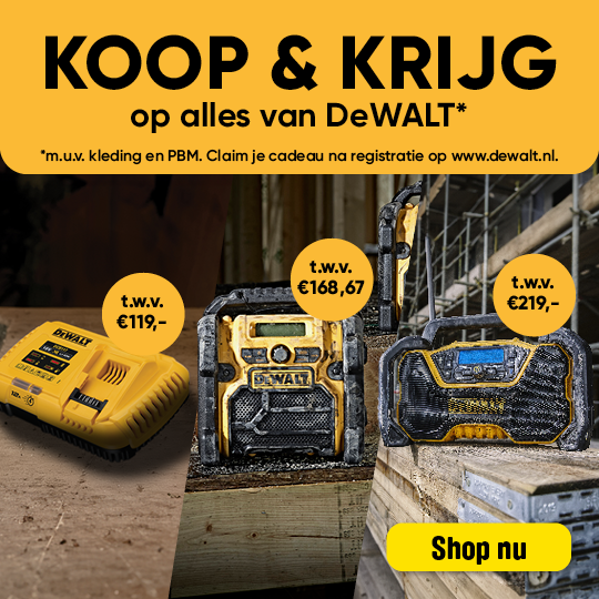 Dealsblock | DeWALT koop en krijg  D0784