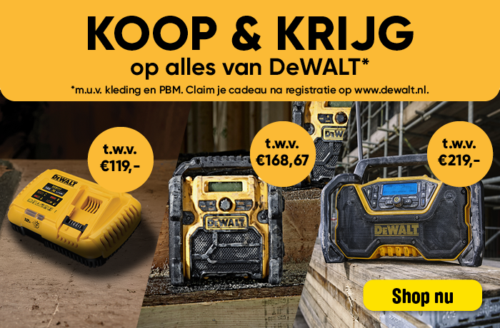 HMmob | dewalt koop en krijg 2-1