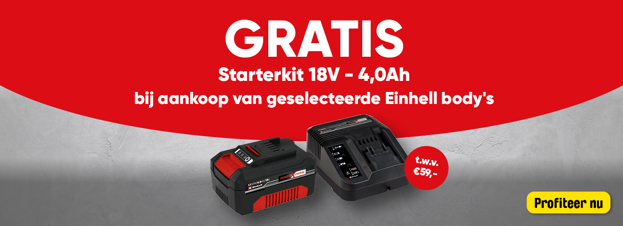 Einhell accu actie