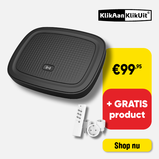 202409316 NL - Cat81 - Overige deals - 92624 - KlikAanKlikUit Smart Bridge Zwart - Dealspage_540x540