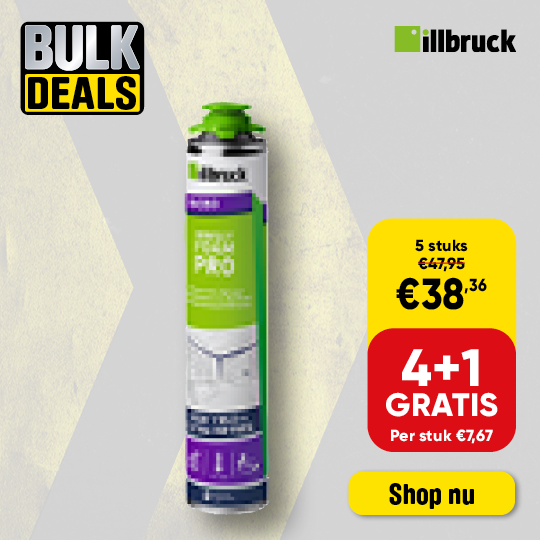 Dealsblock | Illbruck pistoolschuim 4 plus 1 gratis D0822