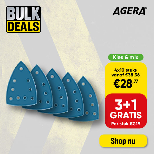 Dealsblock | Agera schuurpapier delta 3 plus 1 gratis D0811