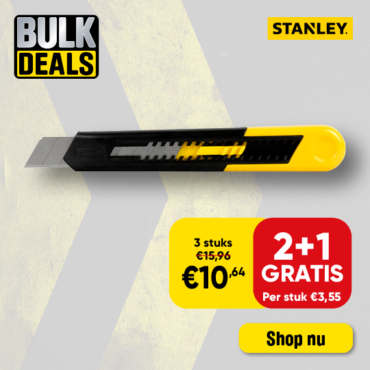 Dealsblock | Stanley afbreekmes 2 plus 1 gratis D0817