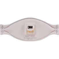 3M Aura 9332 , FFP3 adembeschermingsmasker met ventiel, voor isolatiematerialen en hardhout, FFP3-masker, 5 stuks