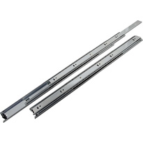 Kogel Lagergeleiders 300 350 400mm Toetsenbordplank Geleiders Onder Bureau Computerladegeleiders, 1 Paar, Hoogteverstelling, Met Schroeven, Eenvoudig Te Installeren, Kastmeubelrails