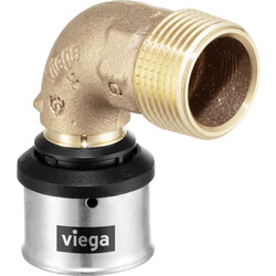 Viega Viega Smartpress 6714 pers puntstuk haaks 90° 1/2"x16mm - 10377 - van Toolstation