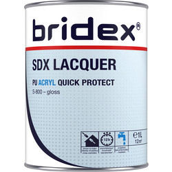 Bridex Bridex SDX Lacquer lak acryl 1L wit hoogglans - 10655 - van Toolstation