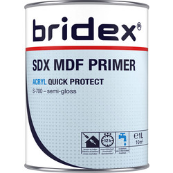 Bridex Bridex SDX MDF Primer acryl 1L wit - 10656 - van Toolstation