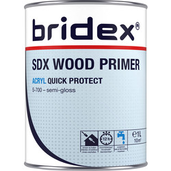 Bridex Bridex SDX Wood Primer acryl 1L wit - 10657 - van Toolstation