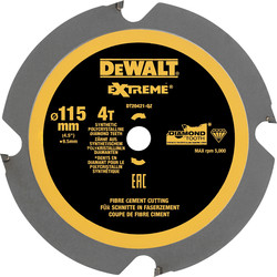 DeWALT DeWALT cirkelzaagblad 115x10x4mm 4T Laminaat/Vezelcement* 10845 van Toolstation
