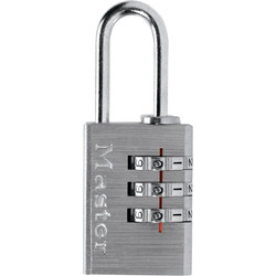 Master Lock Master Lock combinatiehangslot Aluminium, 20mm - 11559 - van Toolstation