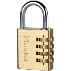Master Lock Master Lock combinatiehangslot Aluminium, 40mm - 11561 - van Toolstation