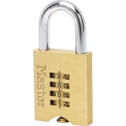 Master Lock Master Lock combinatiehangslot Koper, 51mm - 11562 - van Toolstation