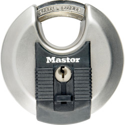 Master Lock Master Lock discusslot 80mm breed, achthoekige beugel en weerbestendig - 11573 - van Toolstation