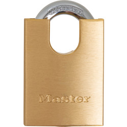 Master Lock Master Lock hangslot met versterkte beugel Koper, 40mm - 11583 - van Toolstation