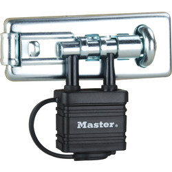 Master Lock Master Lock lange grendel met hangslot 110mm lang 11608 van Toolstation