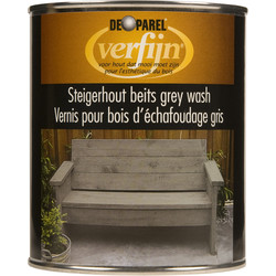 Verfijn Verfijn Steigerhoutbeits 750ml grey wash - 12527 - van Toolstation