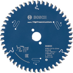 Bosch Bosch cirkelzaagblad Expert for High Pressure Laminate 160x20x2,2mm 48T 13679 van Toolstation