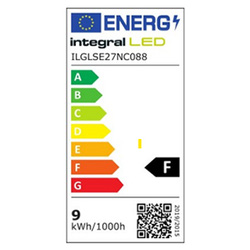Integral LED lamp standaard mat E27