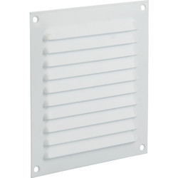 Renson / Renson opbouw schoepenrooster plat Aluminium 150x150mm Wit