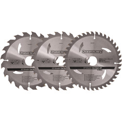 Silverline HM cirkelzaagbladen 190x30/25/20mm - 15597 - van Toolstation
