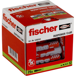 Fischer Fischer Duopower pluggen 12x60mm - 16459 - van Toolstation