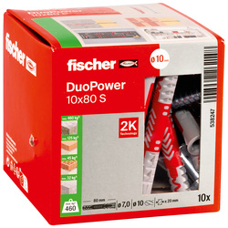 Fischer Duopower pluggen + schroef