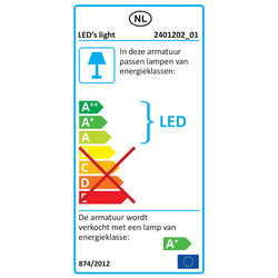 LED TL-armatuur enkel met bewegingssensor