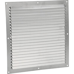 Renson / Renson opbouw schoepenrooster plat Aluminium 300x300mm