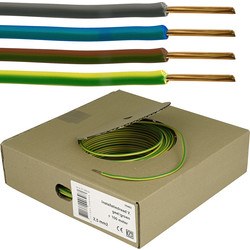 Elektrisch draad VOB H07V-U 100m 1.5mm2 rood