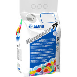 Mapei Mapei Keracolor FF voegmiddel 5kg 111 zilvergrijs - 20229 - van Toolstation