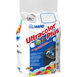 Mapei Mapei Ultracolor plus voegmiddel sneldrogend 5kg 111 zilvergrijs - 20247 - van Toolstation
