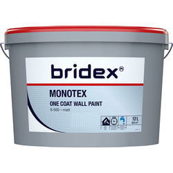 Bridex Bridex Monotex muurverf extra dekkend mat 12L RAL9010 - 20558 - van Toolstation