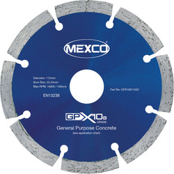 Mexco Mexco diamantschijf universeel 115x22,2x2,0mm - 24563 - van Toolstation