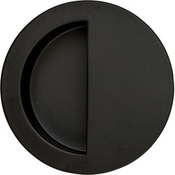 HDD Inkapschelp Rond 90mm zwart