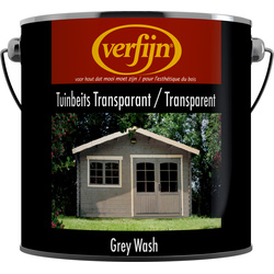 Verfijn Verfijn Tuin- & Steigerhoutbeits Transparant 2,5L grey wash 25727 van Toolstation