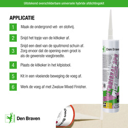 Zwaluw / Zwaluw hybriseal-2PS beglazingskit 5