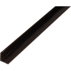 Alberts Alberts Hoekprofiel PVC 15x15x1,2mm 2m zwart - 26018 - van Toolstation