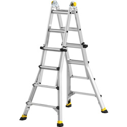 W.steps W.steps C1 telescopische vouwladder 5x5 treden 1190-1965 mm 26282 van Toolstation