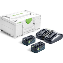 Festool Festool SYS 18V TCL 6 DUO accu pack 2x 18V Li-ion - 5,2Ah - 26451 - van Toolstation