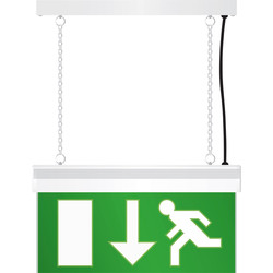 Nooduitganglamp pictogram - 28931 - van Toolstation